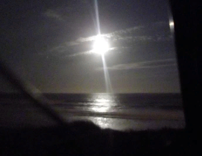 moonlight on sea - G.A.